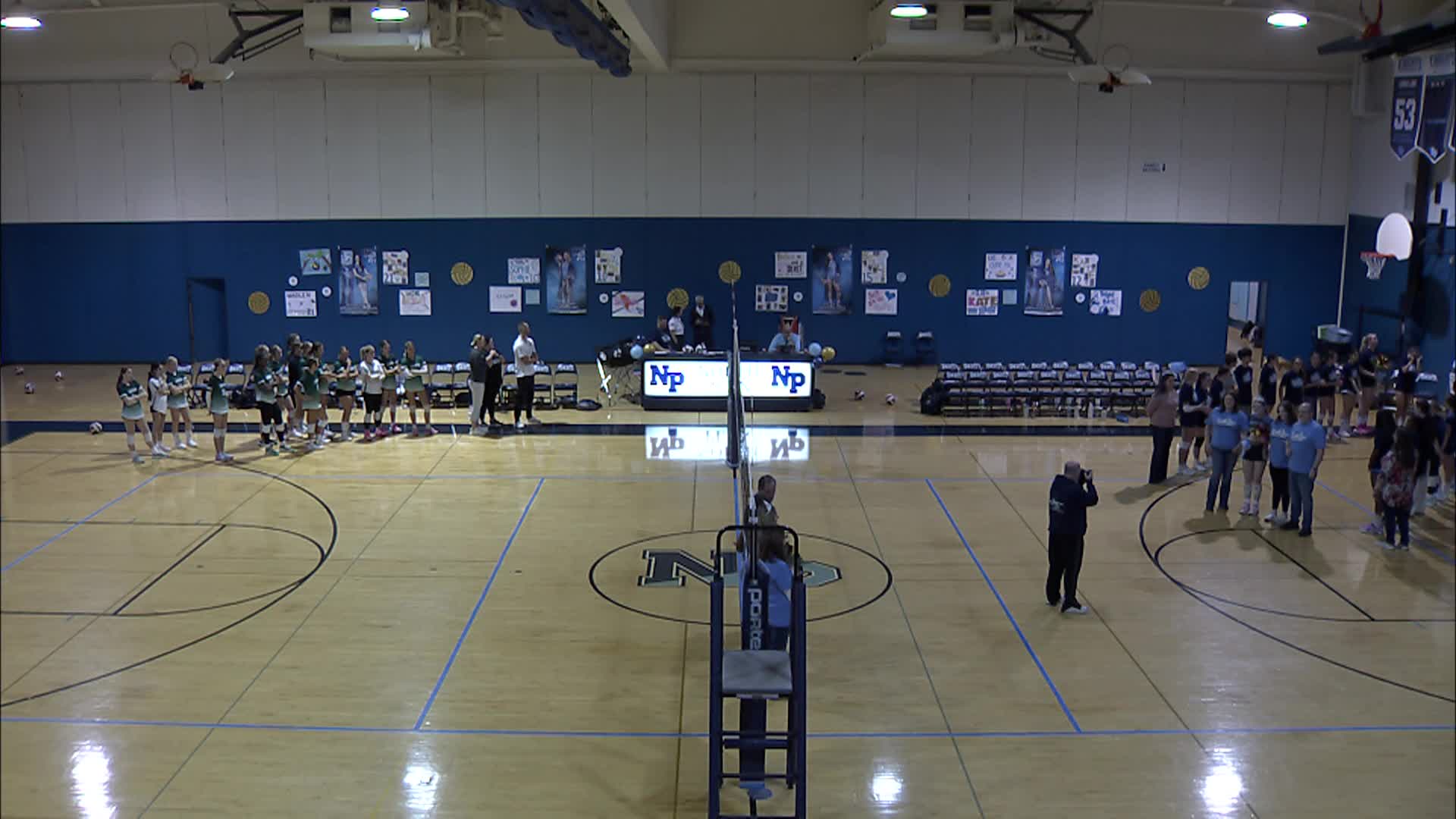 NP Girls Volleyball vs Christopher Dock 10-10-25